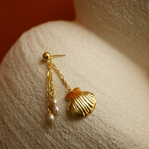 Oyster_shell_Pearls - fine jewellery - gold plated - silver 925 - FGTONSILK