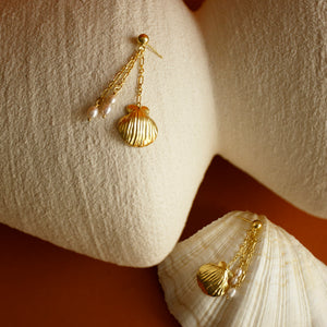 Oyster_shell_Pearls - fine jewellery - gold plated - silver 925 - FGTONSILK