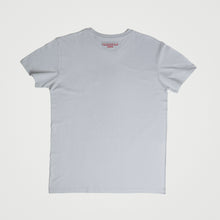  Summer Coral light greysky blue t-shirt / FGTONSILK