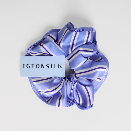 Summer - Silk Scrunchie - 100% greek silk - FGTONSILK