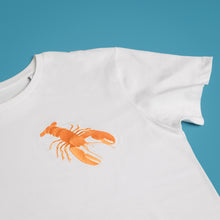  Summer Lobster white t-shirt / FGTONSILK